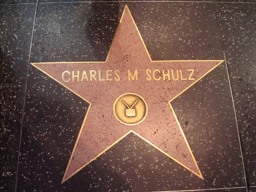 Charles M. Schulz's star on the Hollywood Walk of Fame