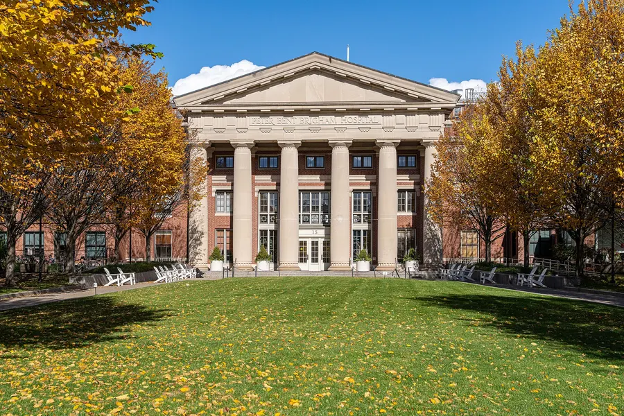 The Peter Bent Brigham building of Brigham and Women's Hospital in Boston.
