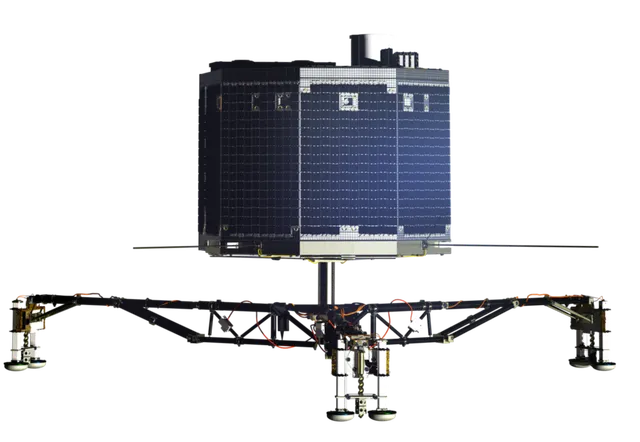 An illustration of the Philae lander.