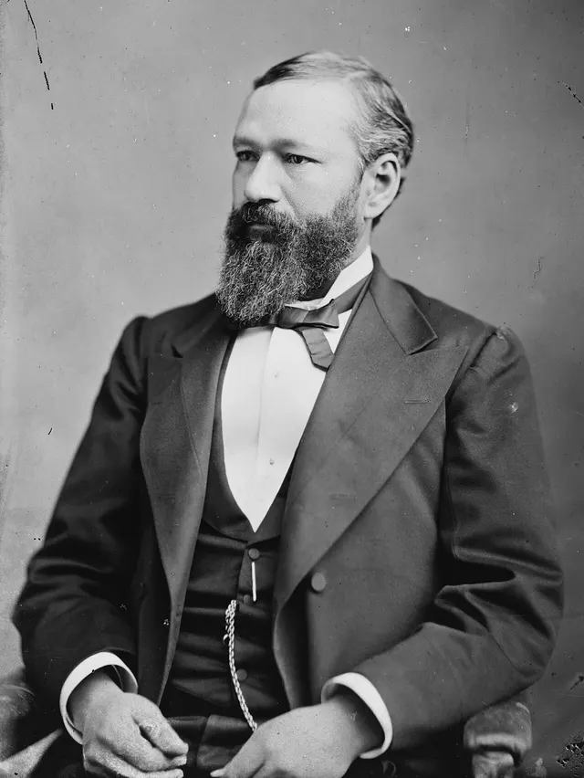 P. B. S. Pinchback, photographed in the studio of Mathew Brady.