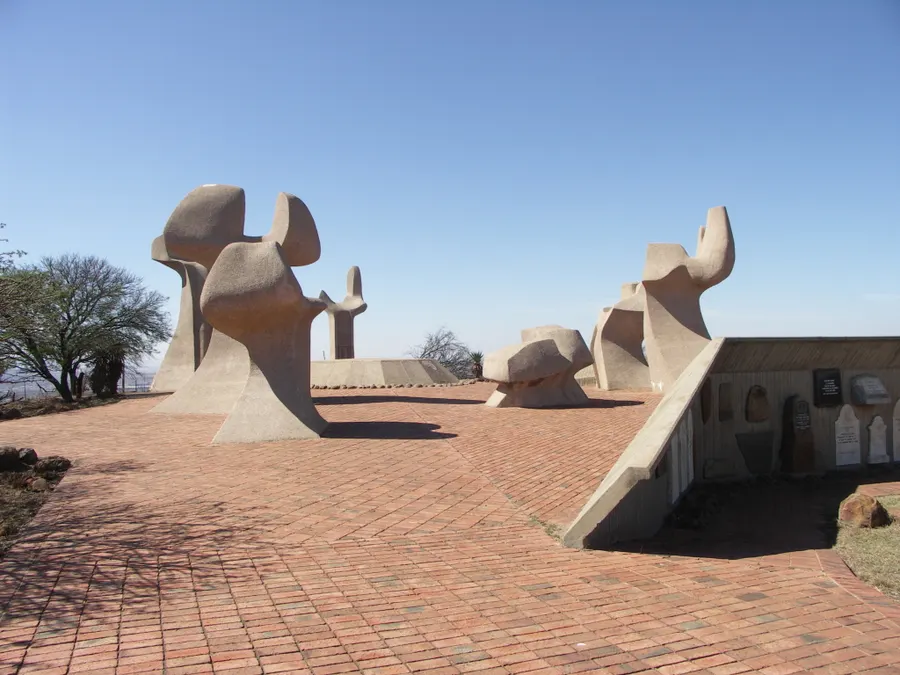The Burgher Monument on the Platrand above Ladysmith, raised in 1979 to the Boers killed in Natal during the war.