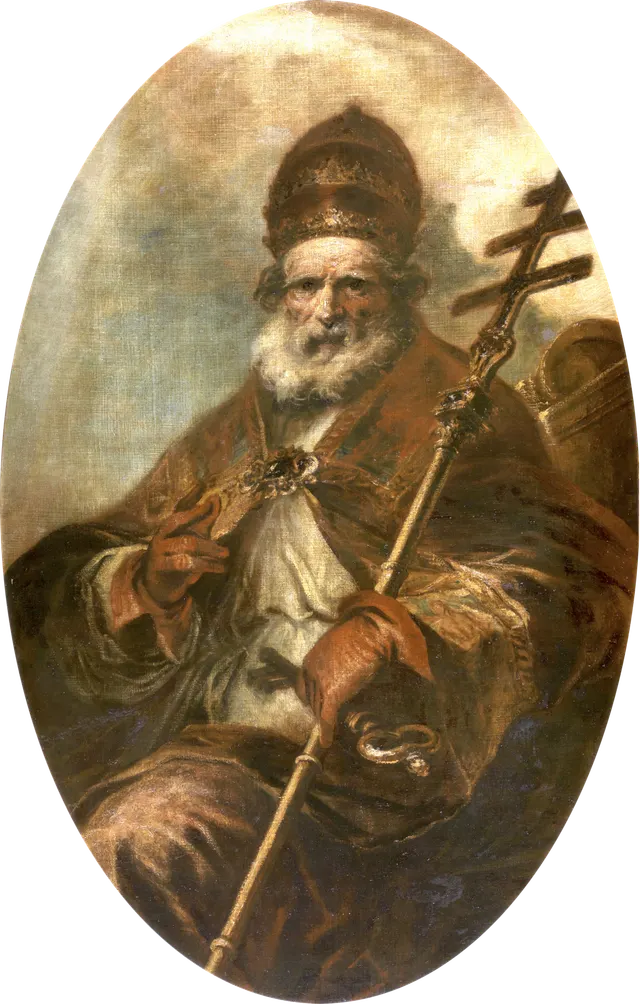 Pope Leo I, painted by Francisco Herrera the Younger. His Tome shaped the council's definition.