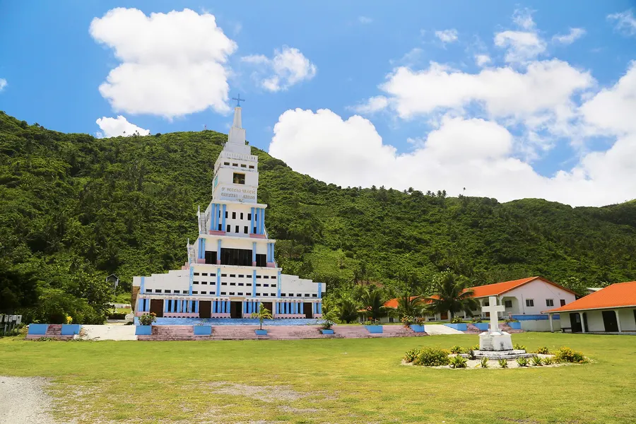 The Basilica of Saint Pierre Chanel at Poi, on Futuna, near where he was killed.