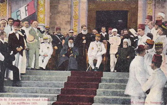 General Henri Gouraud proclaims the State of Greater Lebanon in Beirut on 1 September 1920