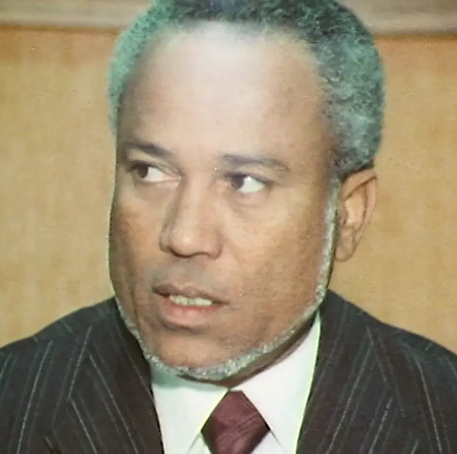 Luís Cabral, the first president of Guinea-Bissau, photographed in 1979