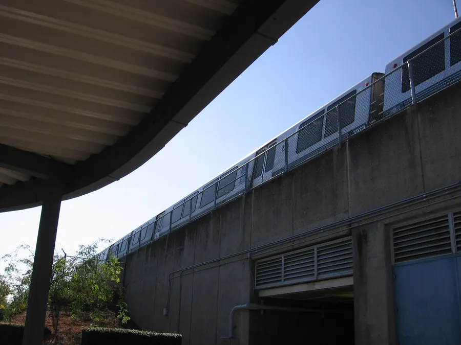 Fremont BART station, one of the stations that opened on 11 September 1972, during the system's 40th-anniversary celebrations in 2012