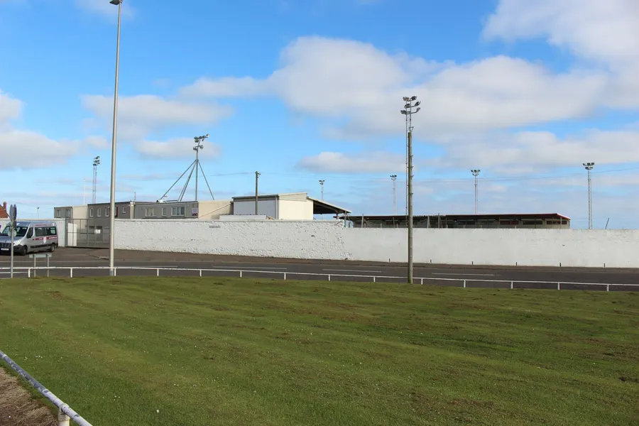 Gayfield Park, the home ground of Arbroath Football Club