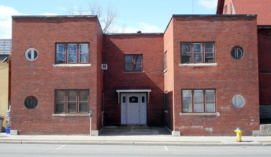 The apartment building on Somerset Street in Ottawa where Igor Gouzenko lived in 1945