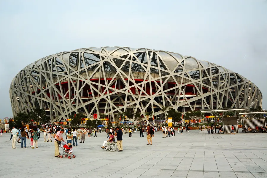 The Beijing National Stadium during the 2008 Summer Paralympics