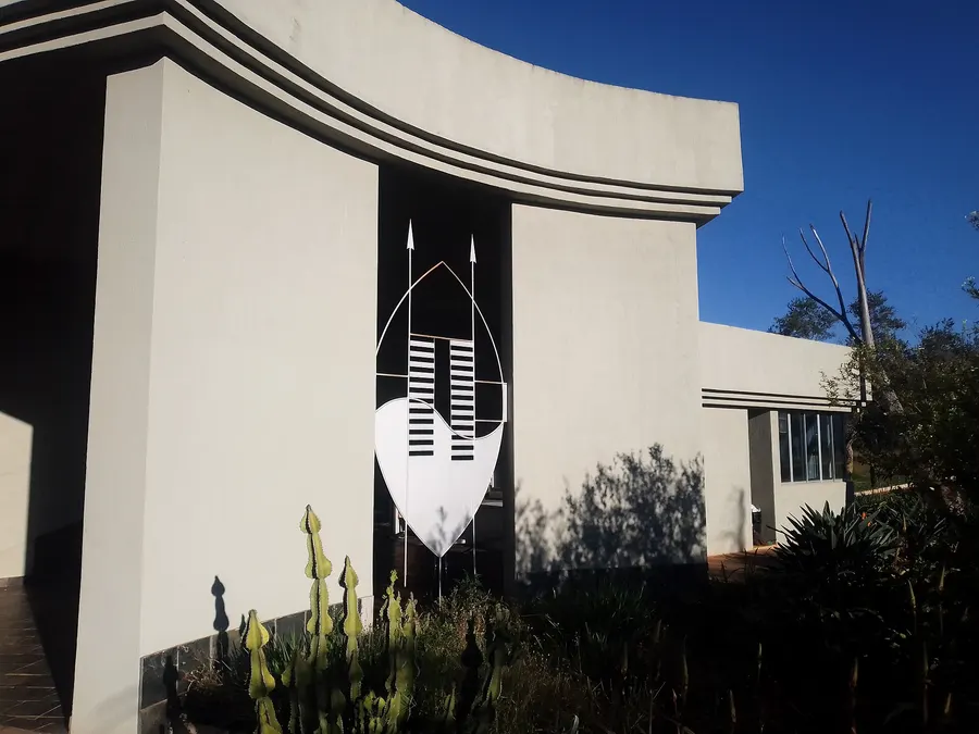 The King Sobhuza II Memorial Park building in Lobamba, Eswatini