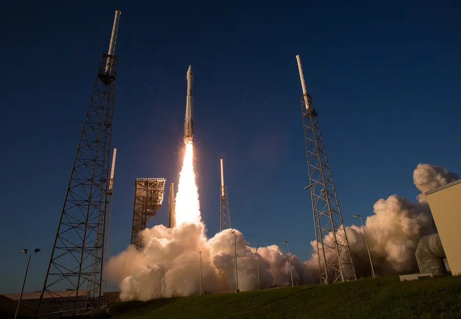 An Atlas V rocket lifts off from Cape Canaveral carrying NASA's OSIRIS-REx spacecraft on 8 September 2016