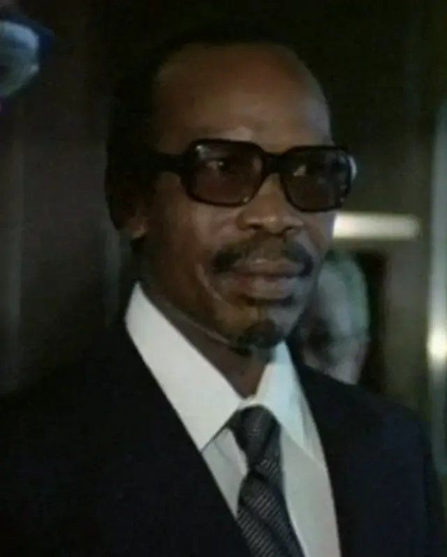 Sir Seretse Khama, Botswana's first president, in 1977.