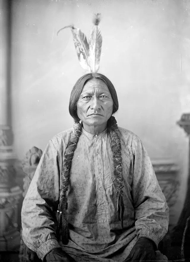 Sitting Bull, photographed by David F. Barry.