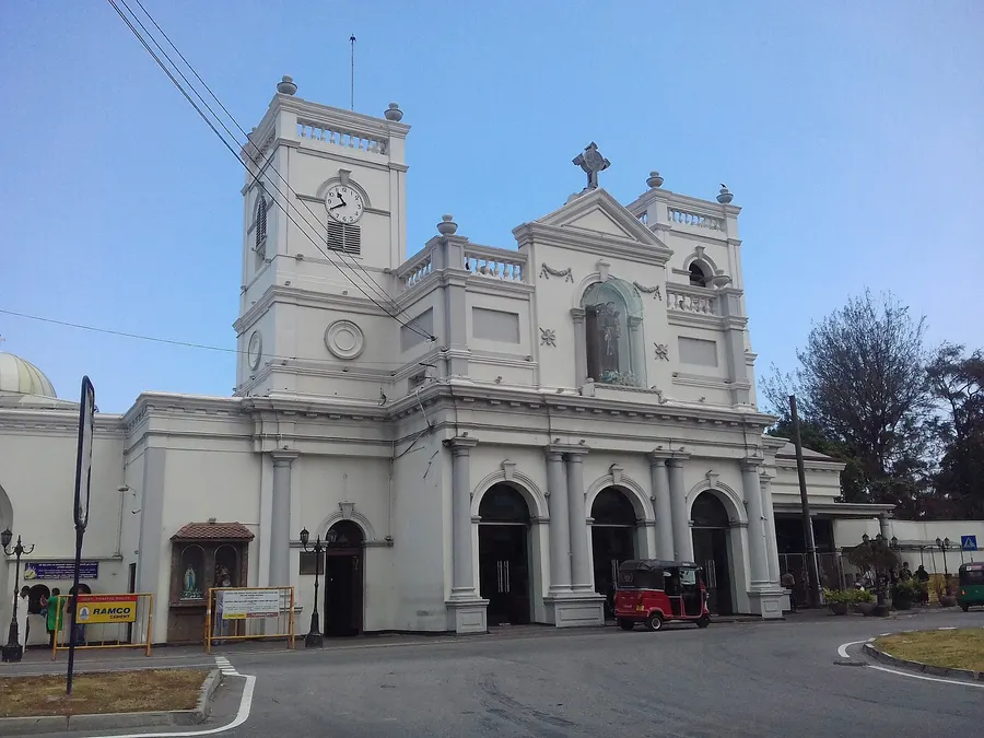 St Anthony's Shrine at Kochchikade in Colombo, one of the churches attacked.
