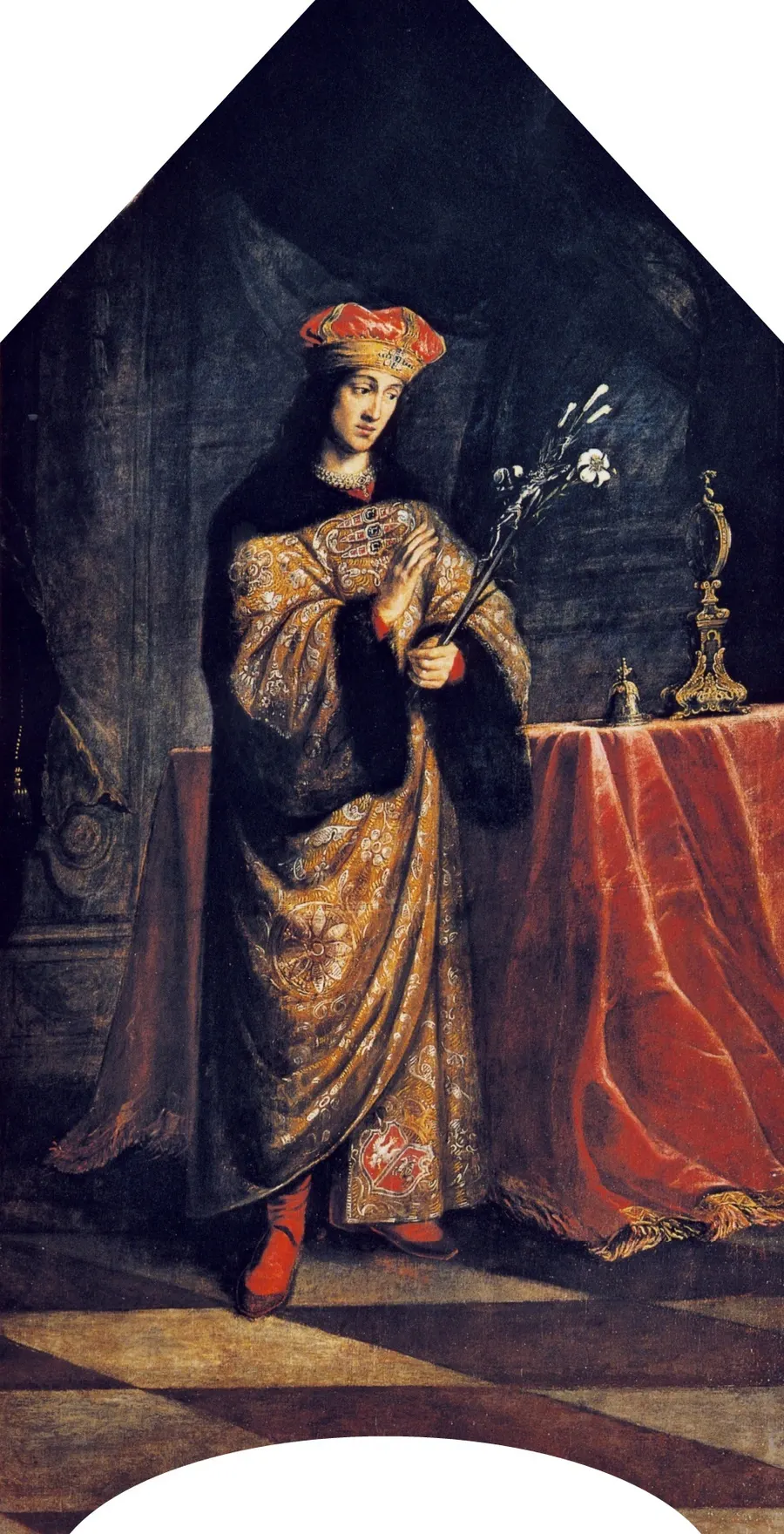 Saint Casimir, painted by Daniel Schultz about 1670.
