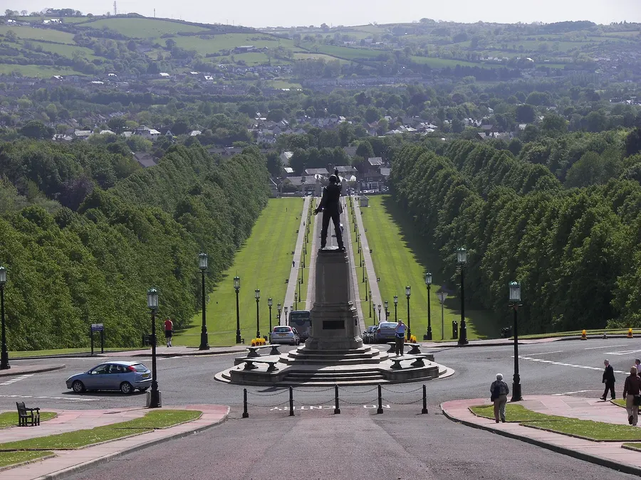 Parliament Buildings at Stormont, Belfast, home of the Northern Ireland Assembly set up by the agreement.