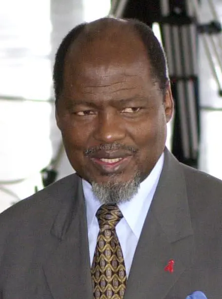 Joaquim Chissano, president of Mozambique from 1986 to 2005.