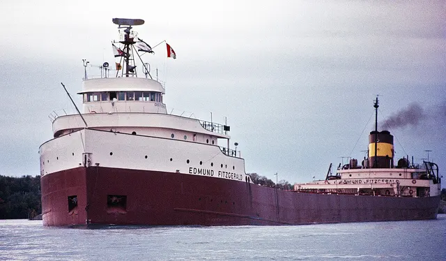 The Edmund Fitzgerald in 1971.