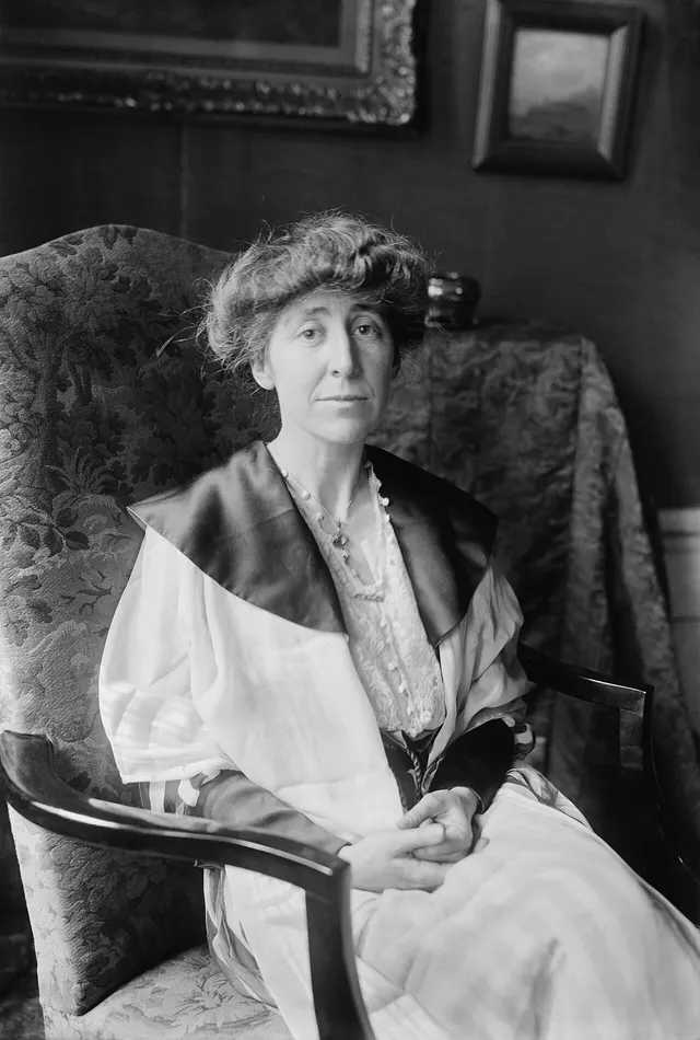Jeannette Rankin, photographed by the Bain News Service.