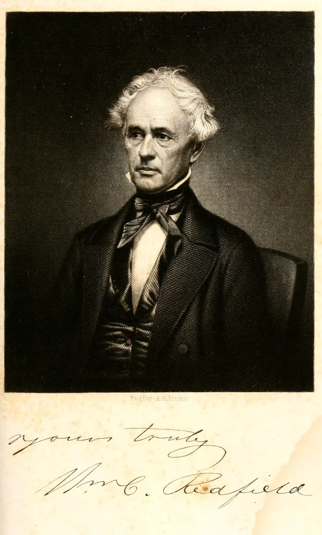 William C. Redfield, the AAAS's first president, in an engraving by A. H. Ritchie.