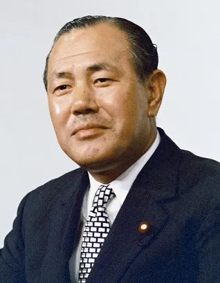 Kakuei Tanaka, prime minister of Japan from 1972 to 1974.