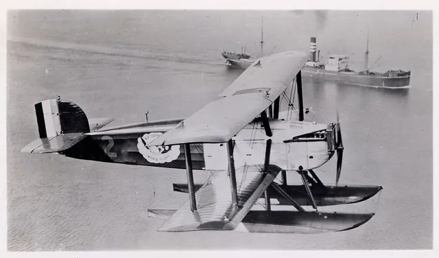 A Douglas World Cruiser, the type flown on the 1924 circumnavigation.