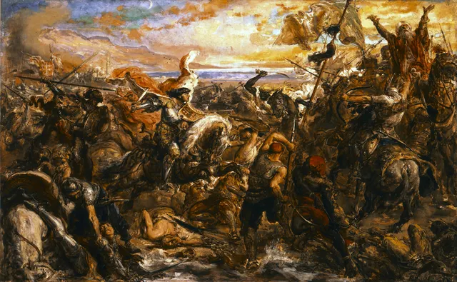 The Battle of Varna, painted by Jan Matejko in 1879.