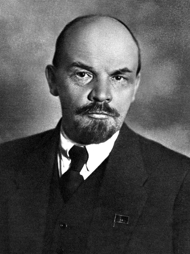 Vladimir Lenin, head of the Soviet government that decreed the change, photographed in 1920.
